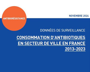 Santé Publique France rapport antibiotiques